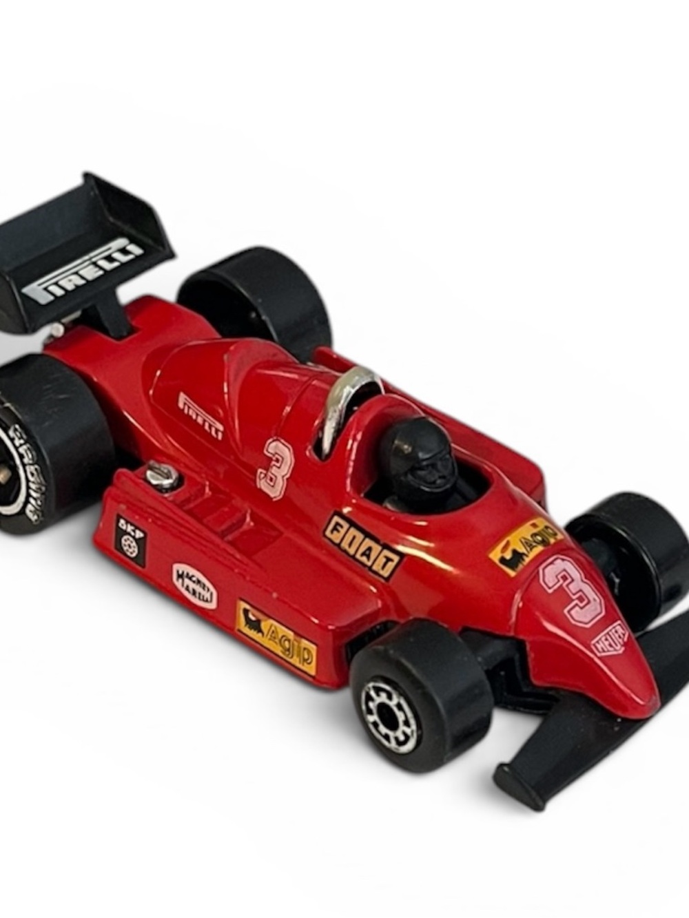 Matchbox 1984 F1 Racer #3 | Red Pirelli Fiat | Rare Formula 1 Diecast Model